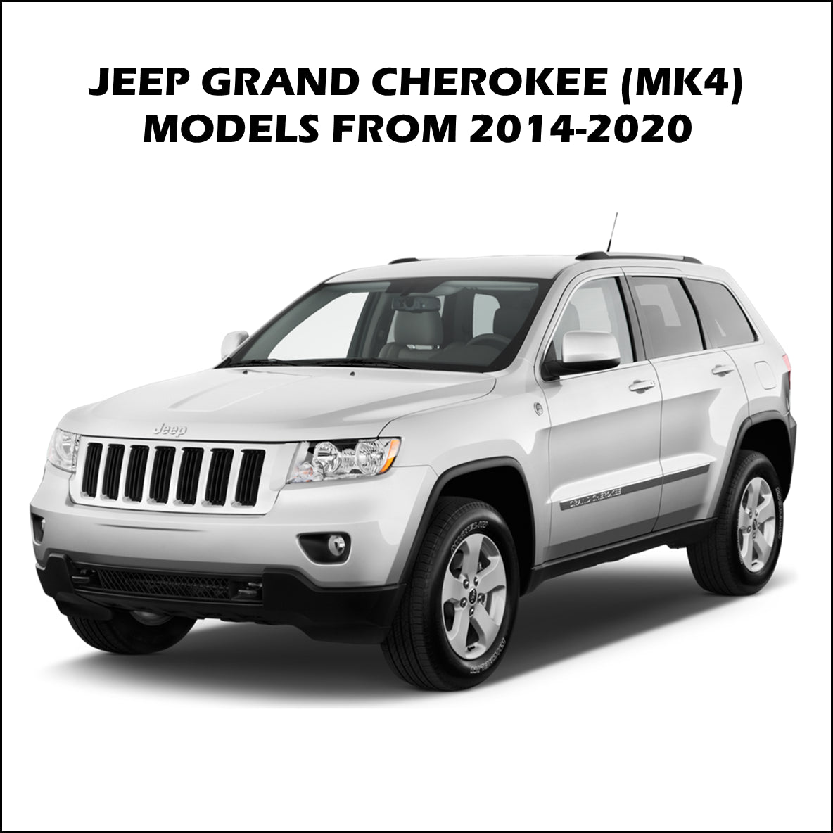 Jeep Grand Cherokee (MK4) Black Retractable Parcel Shelf Boot Load Cover 2014-2020