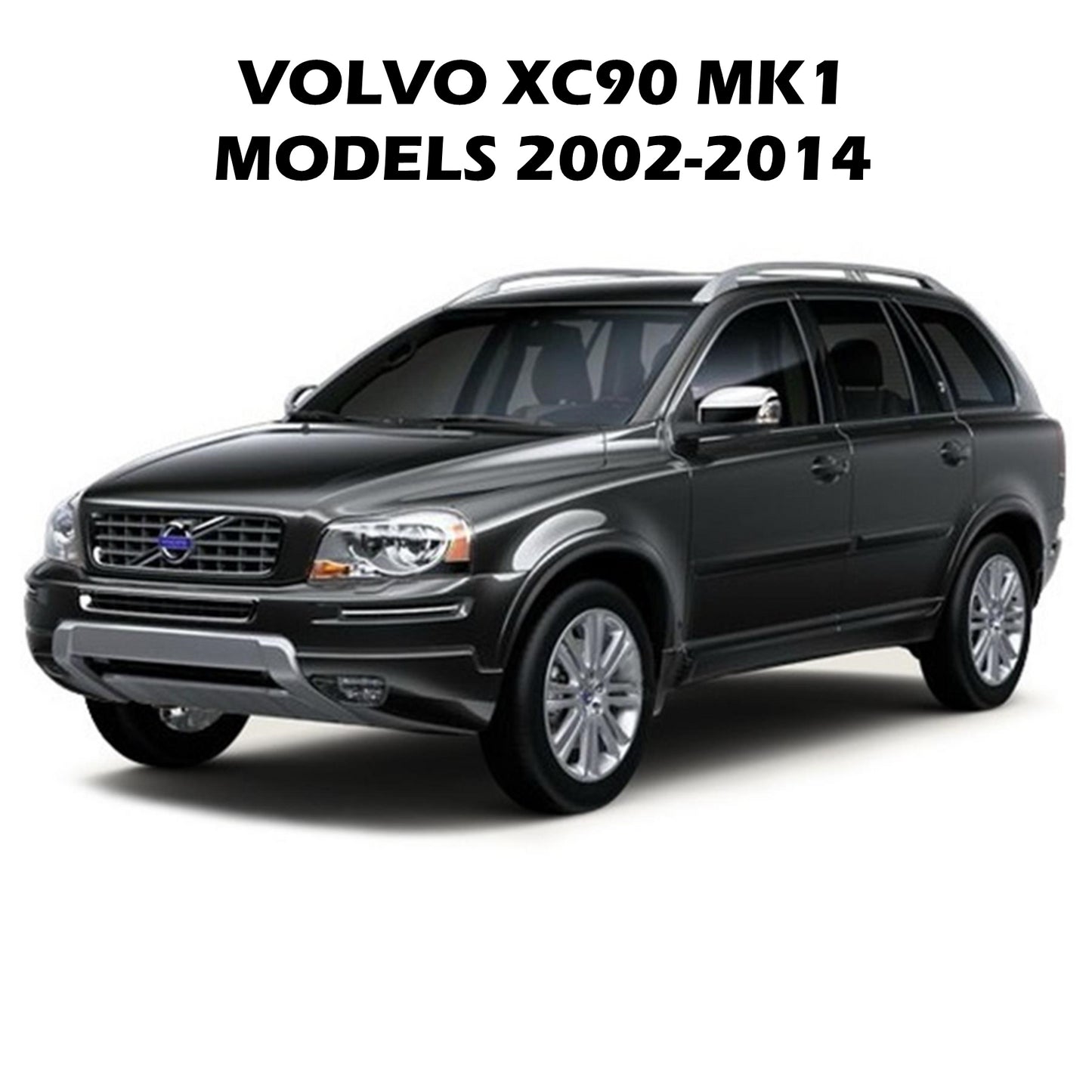 Volvo XC90 (MK1) Black Retractable Parcel Shelf Boot Load Cover 2002-2014