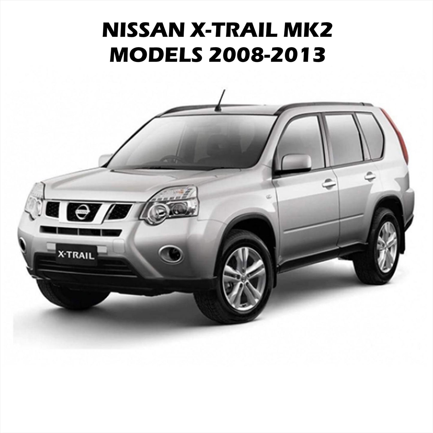 Nissan X-Trail (T31 / MK2) Black Retractable Parcel Shelf Boot Load Cover 2008-2013