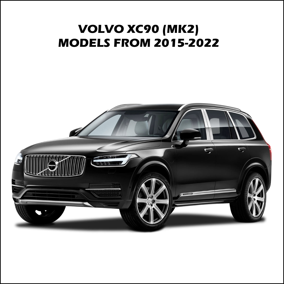 Volvo XC90 (MK2) Black Retractable Parcel Shelf Boot Load Cover 2015-Onwards