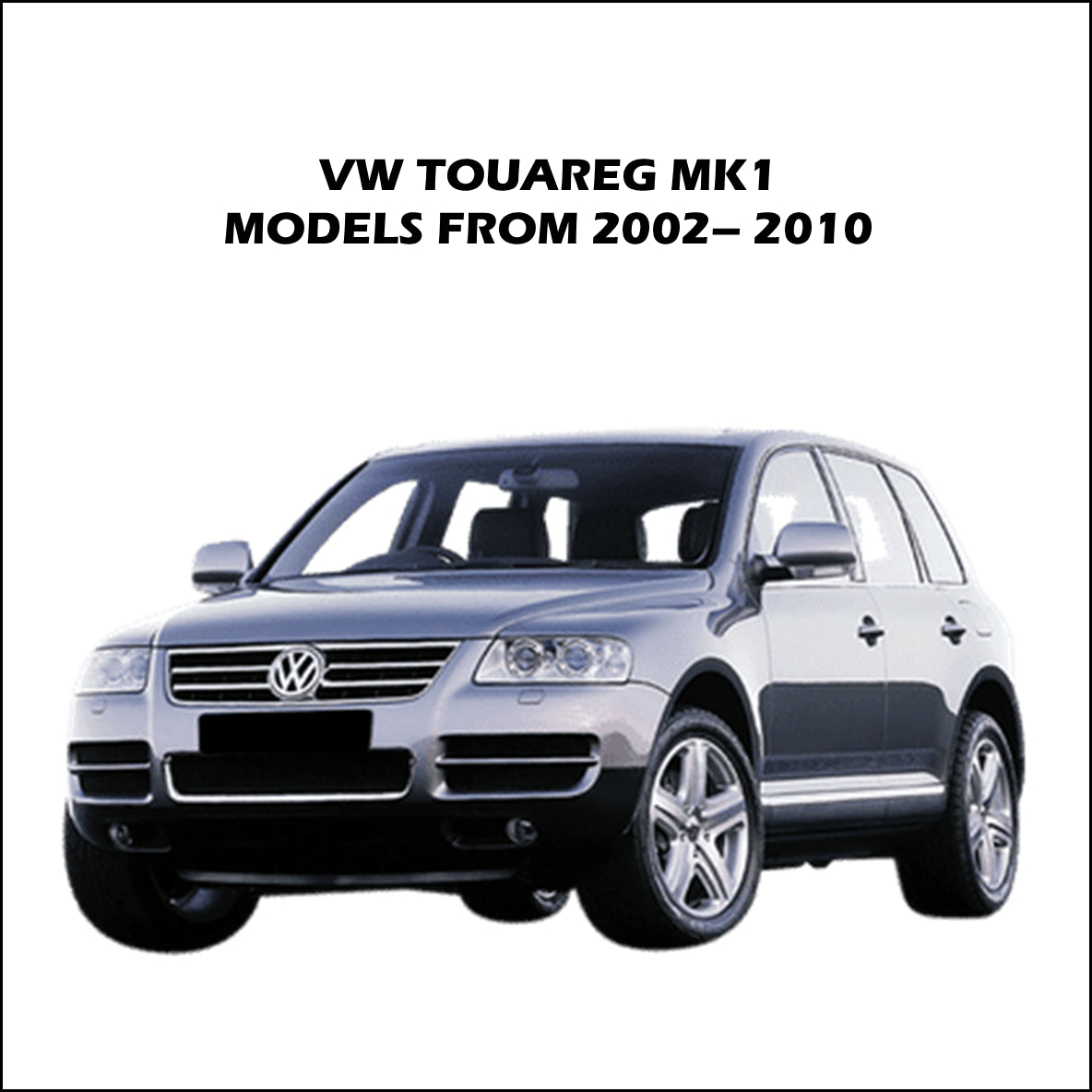 VW Touareg (MK1) Black Retractable Parcel Shelf Boot Load Cover 2002-2010